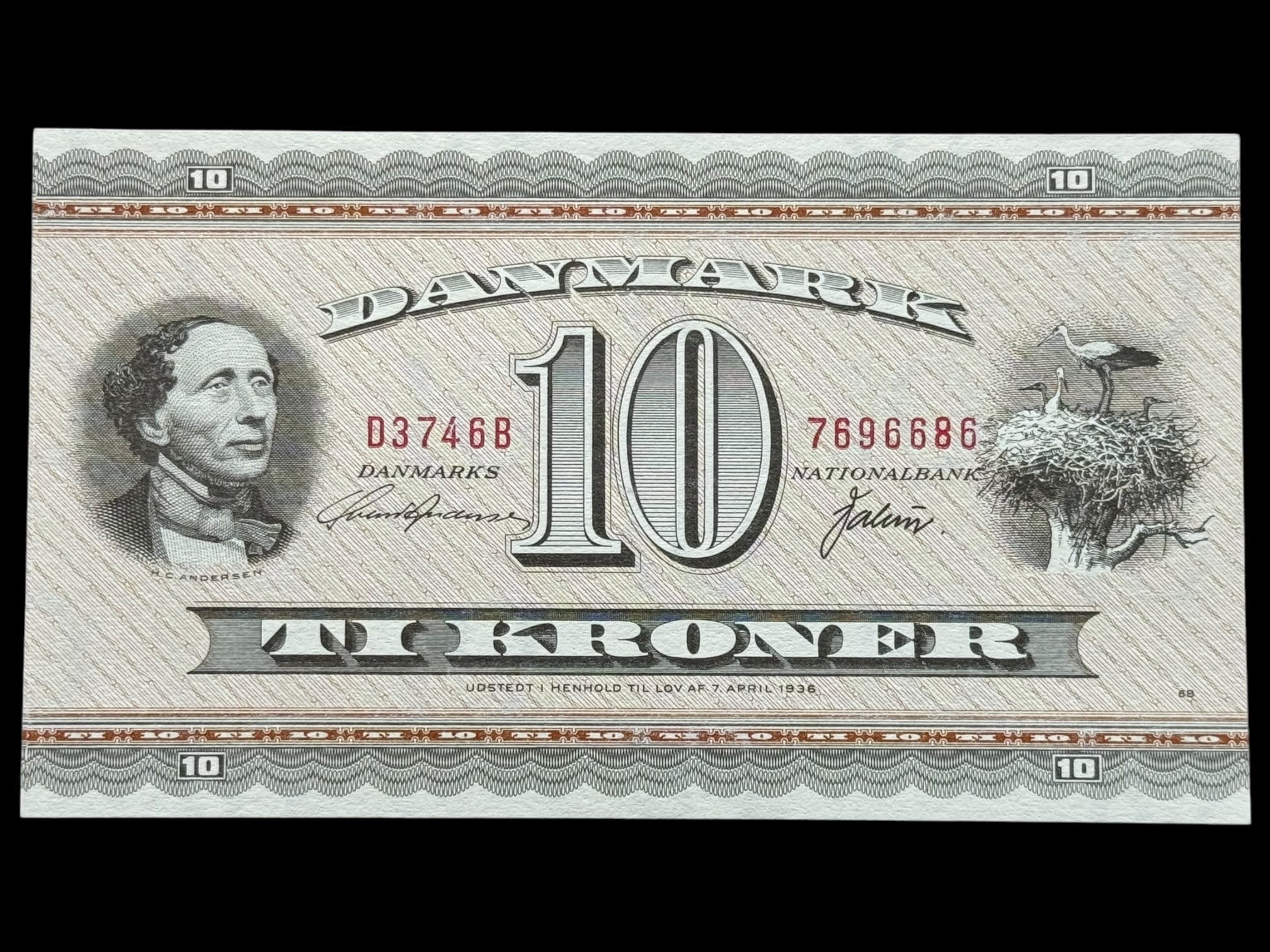 10 krone 1974 D3 Svend Andersen/Valuer Kva. 0