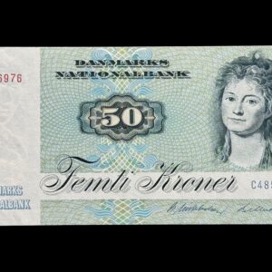 50 krone 1985 C4 R.Mikkelsen/Billestrup Kva. 0-01