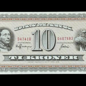 10 krone 1974 D4 Hoffmeyer/Valuer Kva. 0