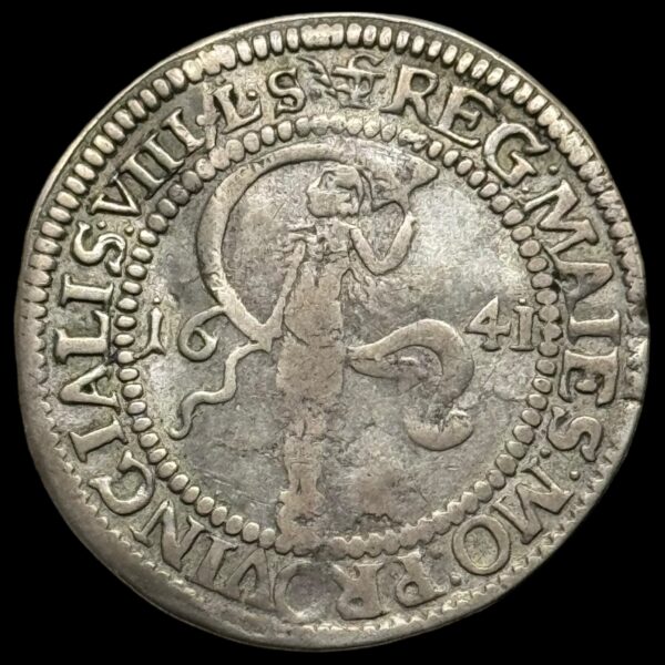 1641 8 skilling lybsk Chr.lV Glückstat Kva. 1-1+