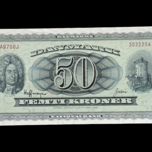 50 krone 1970 A9 0J Hoffmeyer/Valuer Kva. 0-01