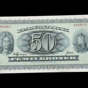 50 krone 1970 A9 0J Hoffmeyer/Valuer Kva. 0