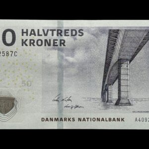 50 krone 2009 A4 Torben Nielsen/Lars G. Sørensen Kva. 0