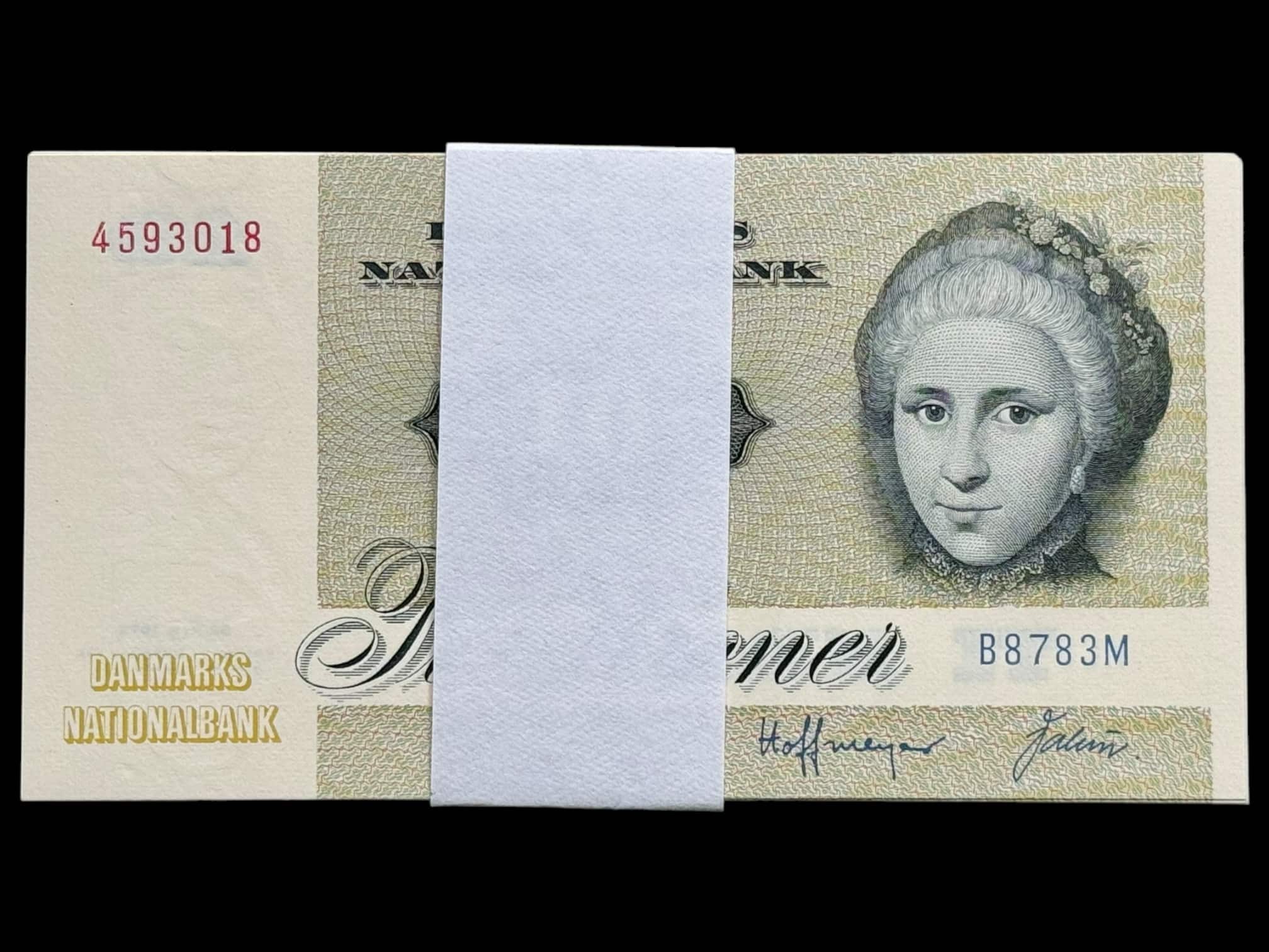 10 krone 1978 B8 Hoffmeyer/Valuer Kva. 0 "Bundt / 10 stk"