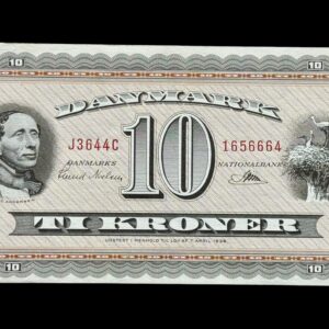 10 krone 1964 J3 Svend Nielsen/Riim Kva. 0