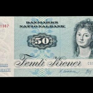 50 krone 1990 C6 R.Mikkelsen/Herly Kva. 0-01