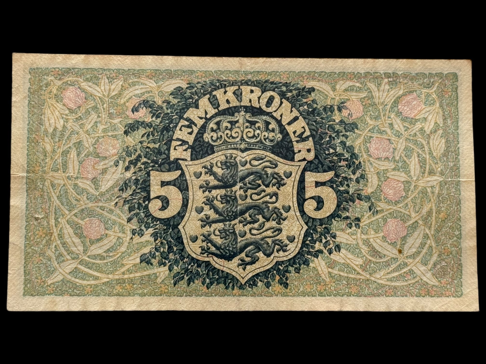 5 krone 1933 B V.Lange/Lund Kva. 1+-01 - Image 2