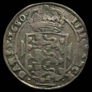 1680 4 Mark Chr.V "Glückstadt" Kva. 1