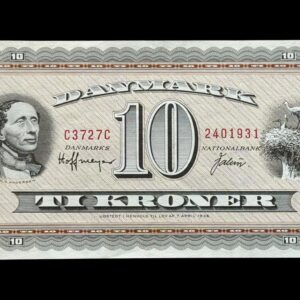 10 krone 1972 C3 Hoffmeyer/Valuer Kva. 0