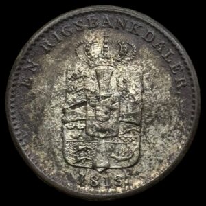 1813 1 Rigsbankdaler Fre.Vl Kva. 01