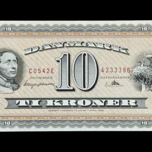 10 krone 1954 C0 Haugen Johansen/Riim Kva. 0