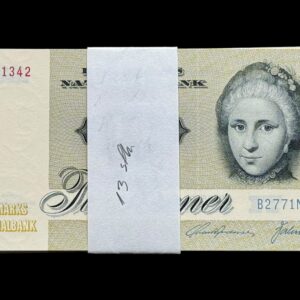 10 krone 1977 B2 Svend Andersen/Valuer kva. 0 "Bundt / 13 stk"
