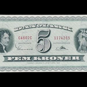 5 krone 1960 C4 Sunesen/Riim Kva. 0