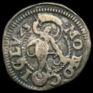 1623 3 skilling lybsk Chr.lV Glückstat Kva. 1+