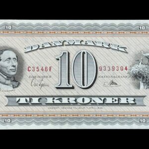 10 krone 1954 C3 Ove Jepsen/Riim Kva. 0-01