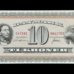 10 krone 1973 C4 Svend Andersen/Valuer Kva. 0