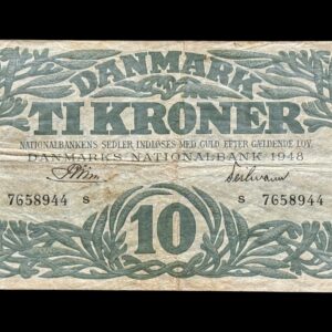 10 krone 1948 s, Riim/Teilmann Kva. 1