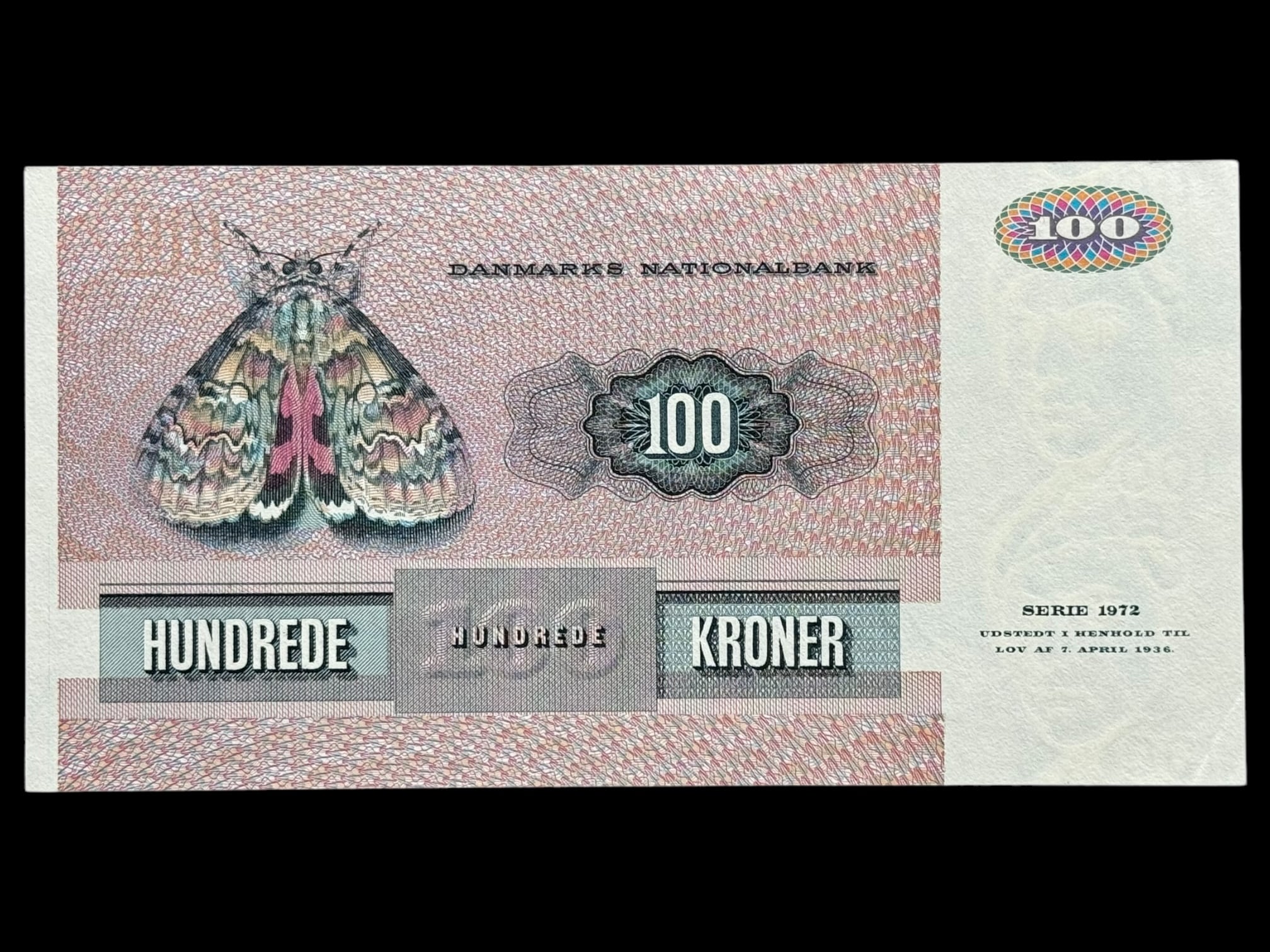 100 krone 1991 E1 O.Thomasen/Herly Kva. 0-01 - Image 2