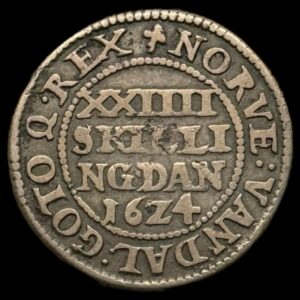 1624 24 skilling Chr.lV Kva. 1+ Ex.PHK