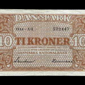 10 krone 1944 AH Svendsen/Hannibal Kva.1+