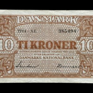 10 krone 1944 AE Svendsen/Hannibal Kva. 1+