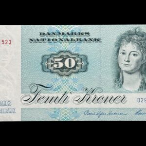 50 krone 1996 D2 Bodil Nyboe Andersen/Heering Kva. 0