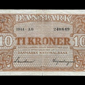 10 krone 1944 AB Svendsen/Ingerslevgaard Kva. 1