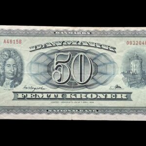 50 krone 1961 A4* Hartogsogn/Riim Kva. 1+