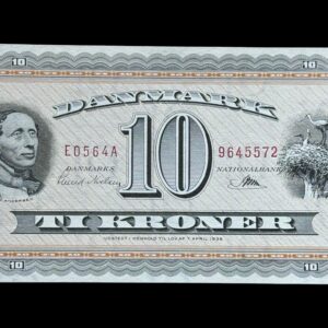 10 krone 1956 E0 Svend Nielsen/Riim Kva. 0-01