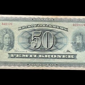 50 krone 1961 A4* Sunesen/Riim Kva. 1