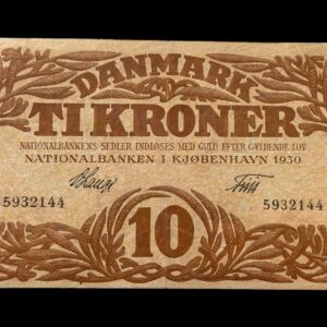 10 krone 1930 V.Lange/Friis Kva. 1+-01