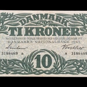 10 krone 1945 a, Svendsen/Vinther Kva. 1+