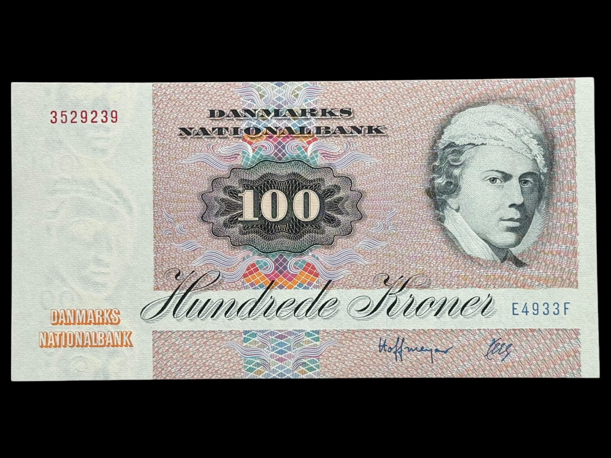 100 krone 1993 E4 Hoffmeyer/Herly Kva. 0