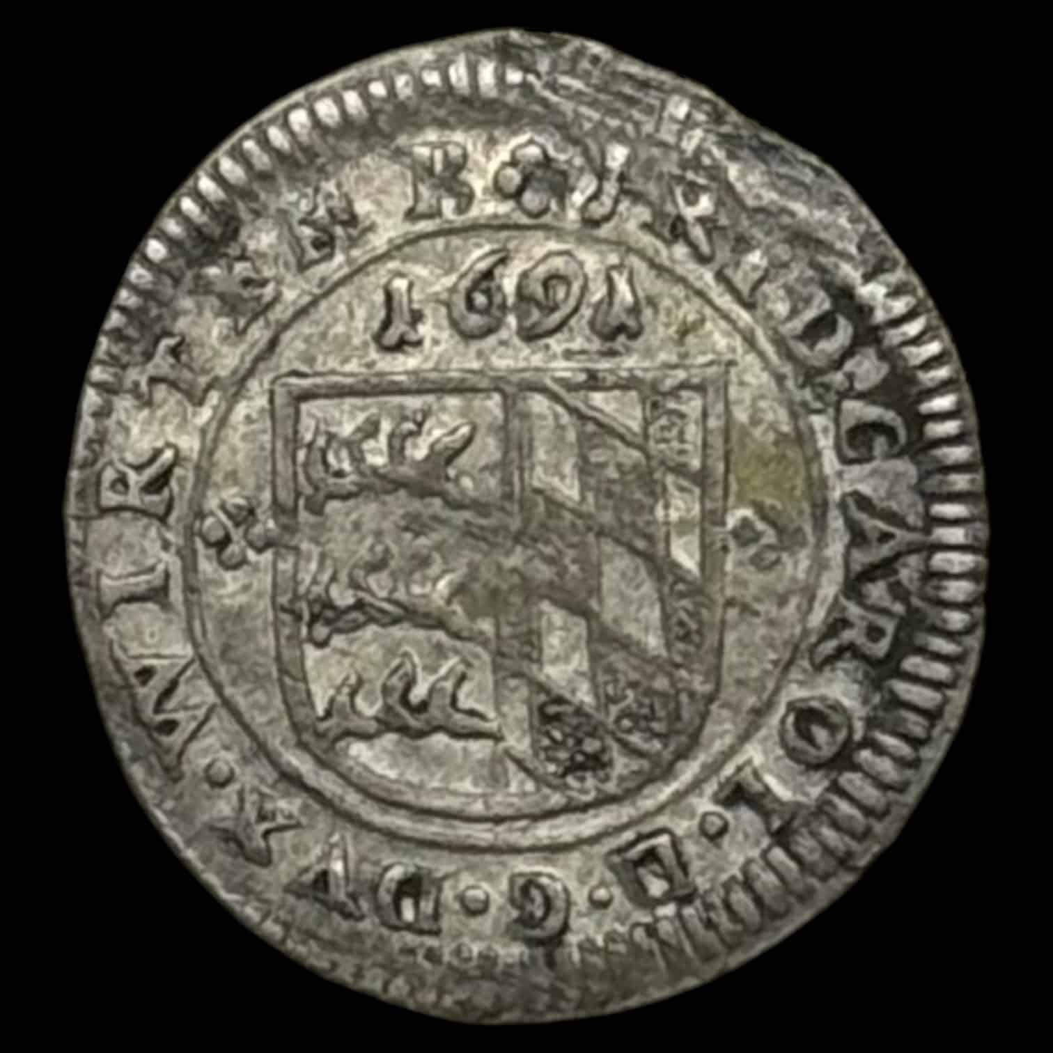 Tyskland, 1 Kreuzer Württemberg, Frederik Charles, Kva. 1+