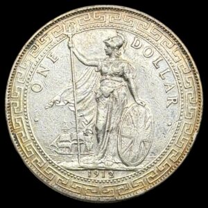 Storbritannien / England, Trade dollar 1912, Kva. 1+-01