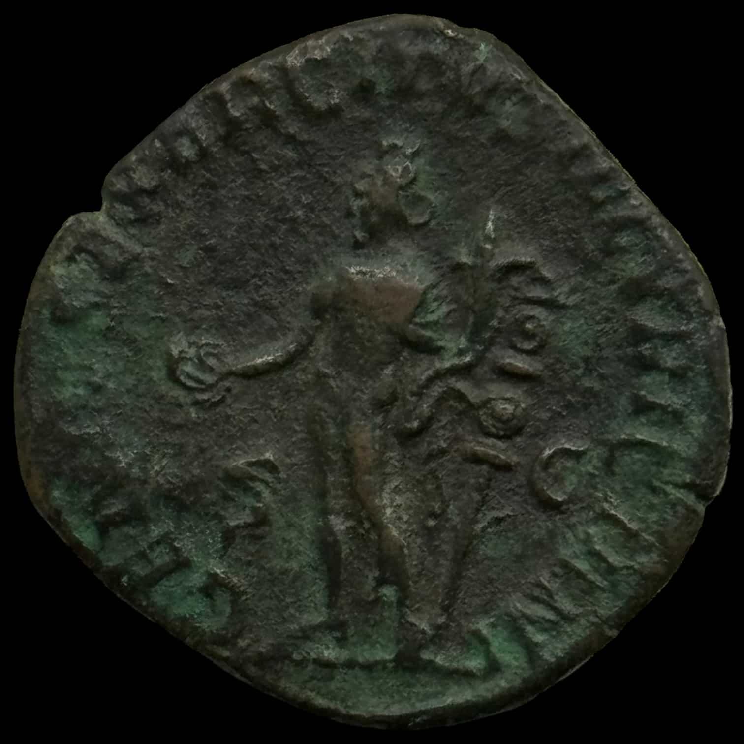 Antikken, Trajanus Decius, 249-251, Ric 119a, C 22, Kva. 1+, - Image 2