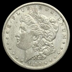 USA, Morgan dollar 1890, KM 110, Kva. 1+