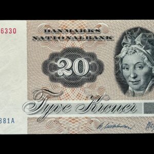 20 krone 1988 C8, R.Mikkelsen/Herly, Sieg 140, Pick 49, Kva. 0