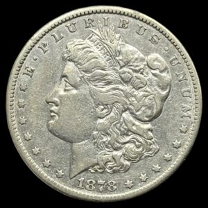 USA, Morgan dollar 1878 CC, KM 110, Kva. 1+