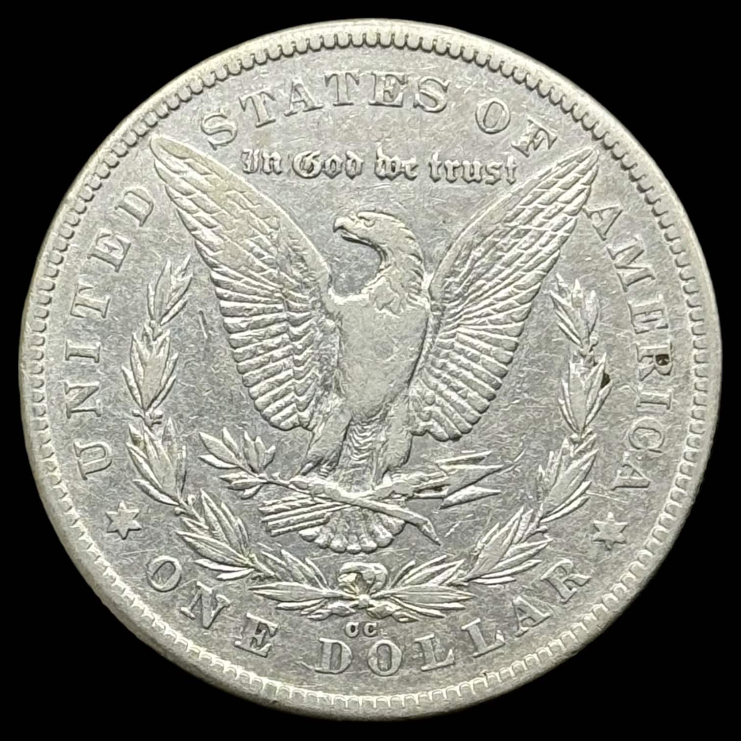 USA, Morgan dollar 1878 CC, KM 110, Kva. 1+ - Image 2
