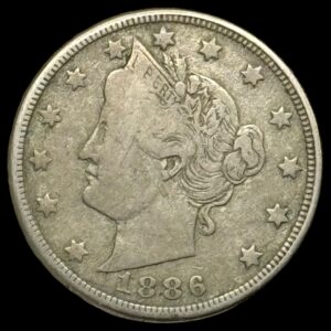 USA, 5 Cent 1886, KM 112, Kva. 1