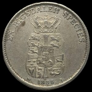 1838 WS 1 Speciedaler Fre.Vl Kva. 1+