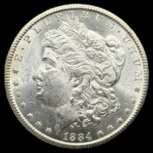 USA, Morgan dollar 1884 CC, KM 110, Kva. 0/PL Prooflike