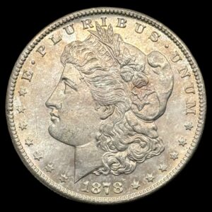 USA, Morgan dollar 1878 S, KM 110, Kva. 0-01