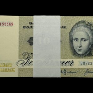 10 krone 1978 B8 Bundt "10 stk" Hoffmeyer/Valuer Kva. 0