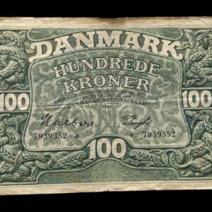 100 krone 1946 e, Halberg/ Pugh, Kva. 1-1+, Sieg 126 Pick 39