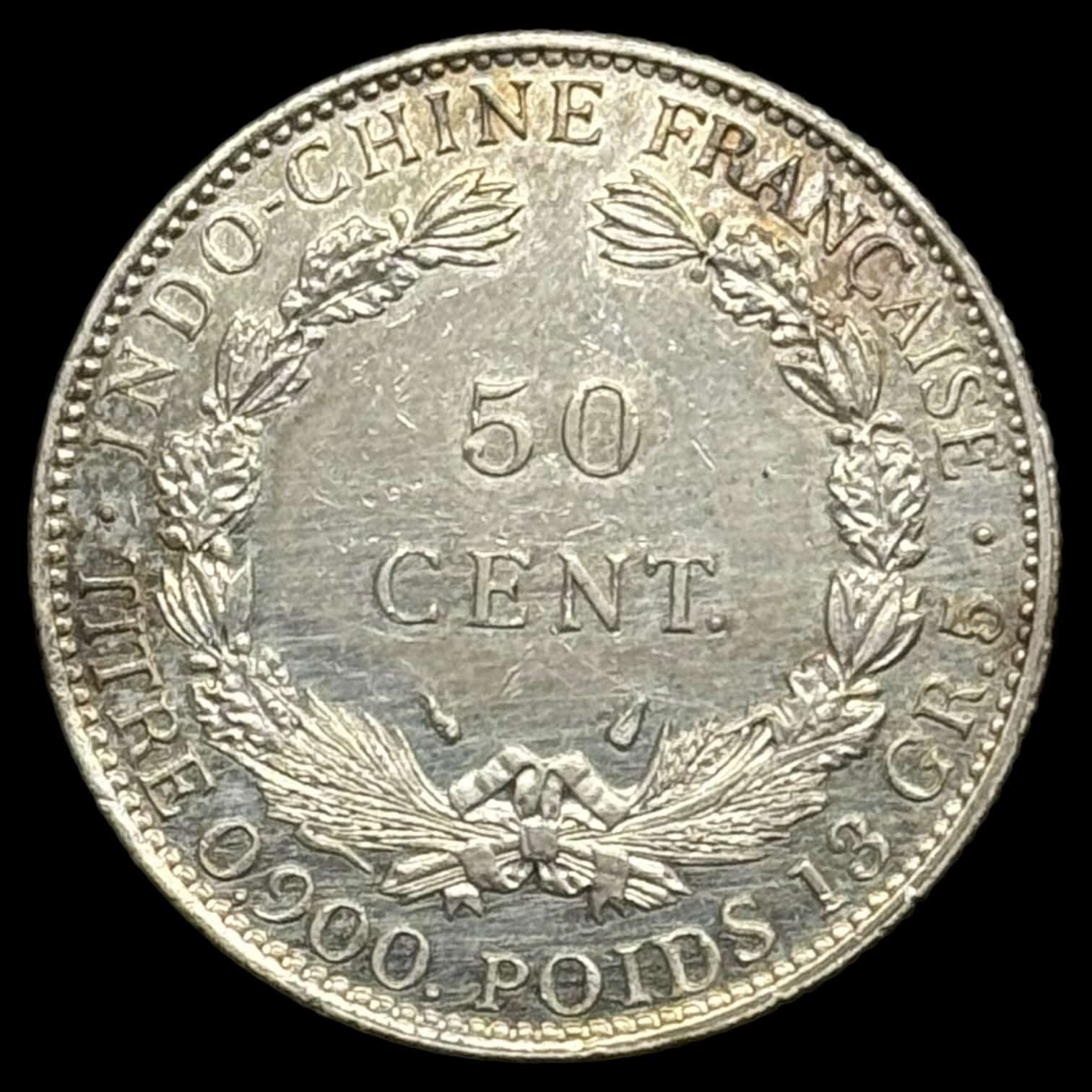 Fransk Indo-Kina, 50 cent 1936 Kva. 01 - Image 2