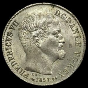1857 16 skilling Fre.Vll Kva. 0-01