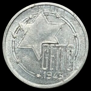 Polen, 10 Mark 1943 "Jewish Ghetto" Kva. 01
