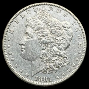 USA, Morgan dollar 1881 O, KM 110, Kva. 01